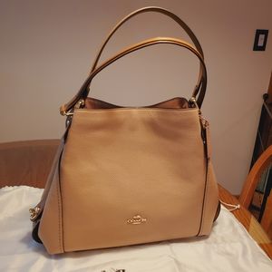 Coach Edie 31 Snakeskin Detail